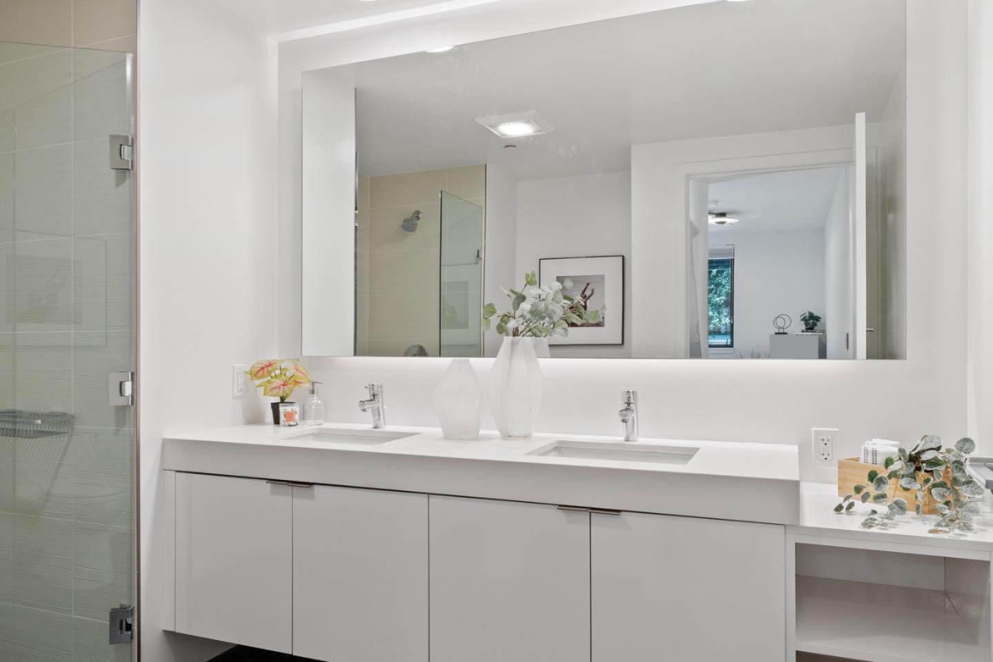 99 Rausch Street, Unit 219 San Francisco, CA 94103 - Photo 27 of 57 a bathroom with a sink and a mirror