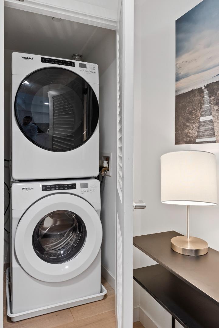 99 Rausch Street, Unit 219 San Francisco, CA 94103 - Photo 29 of 57 a utility room with dryer and washer