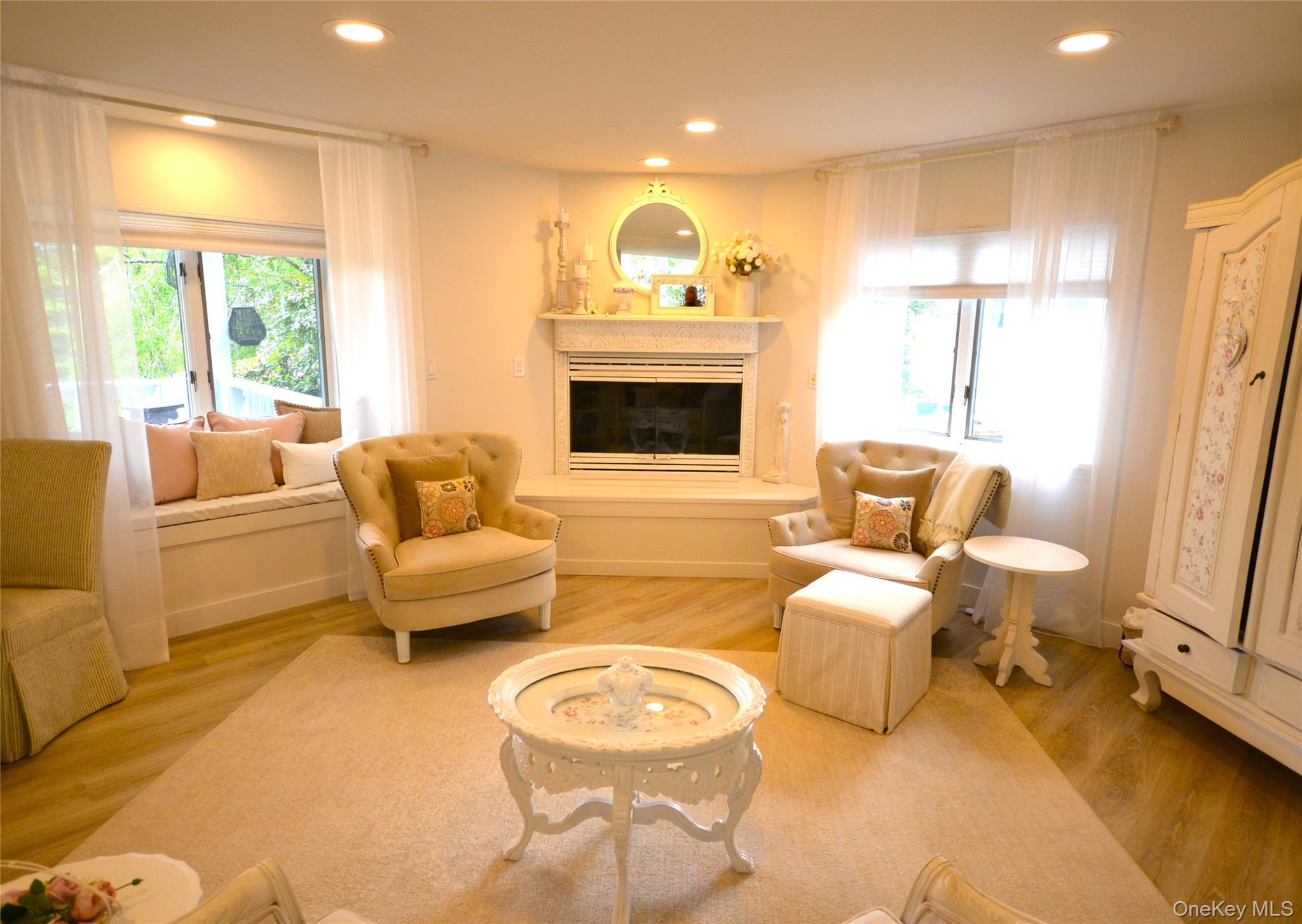 266 Shear Hill Road Mahopac, NY 10541 - Photo 24 of 34 a living room with furniture and a fireplace