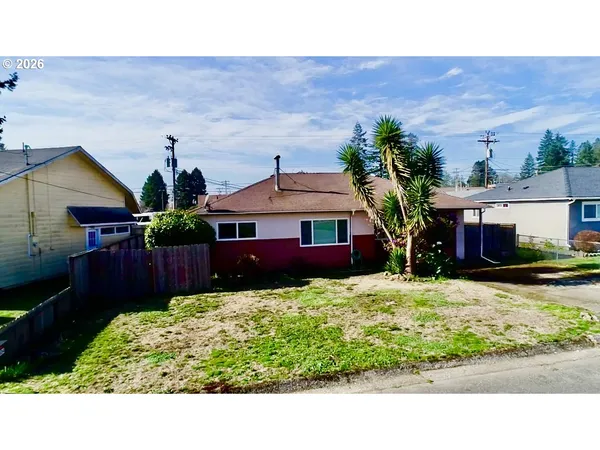 a view of a chairs in front of house