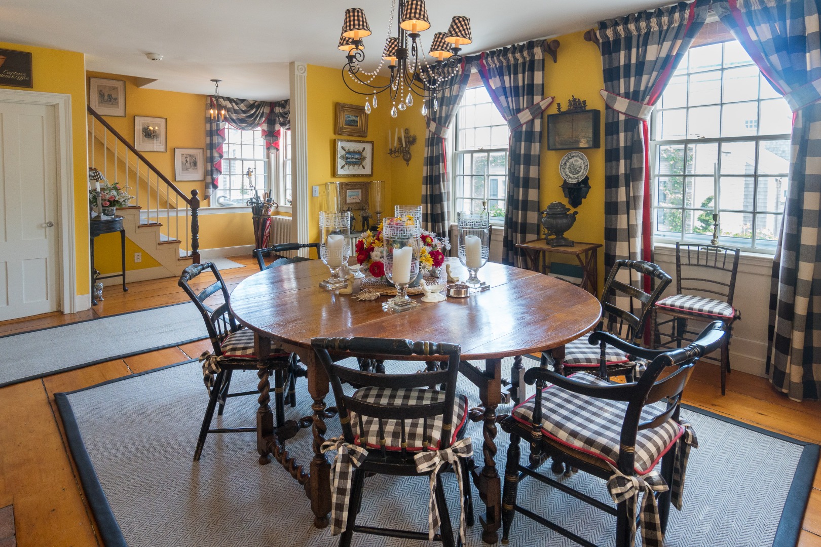 37 Union Street Nantucket, MA 02554 - Photo 8 of 25 a view of a dining room with furniture and window