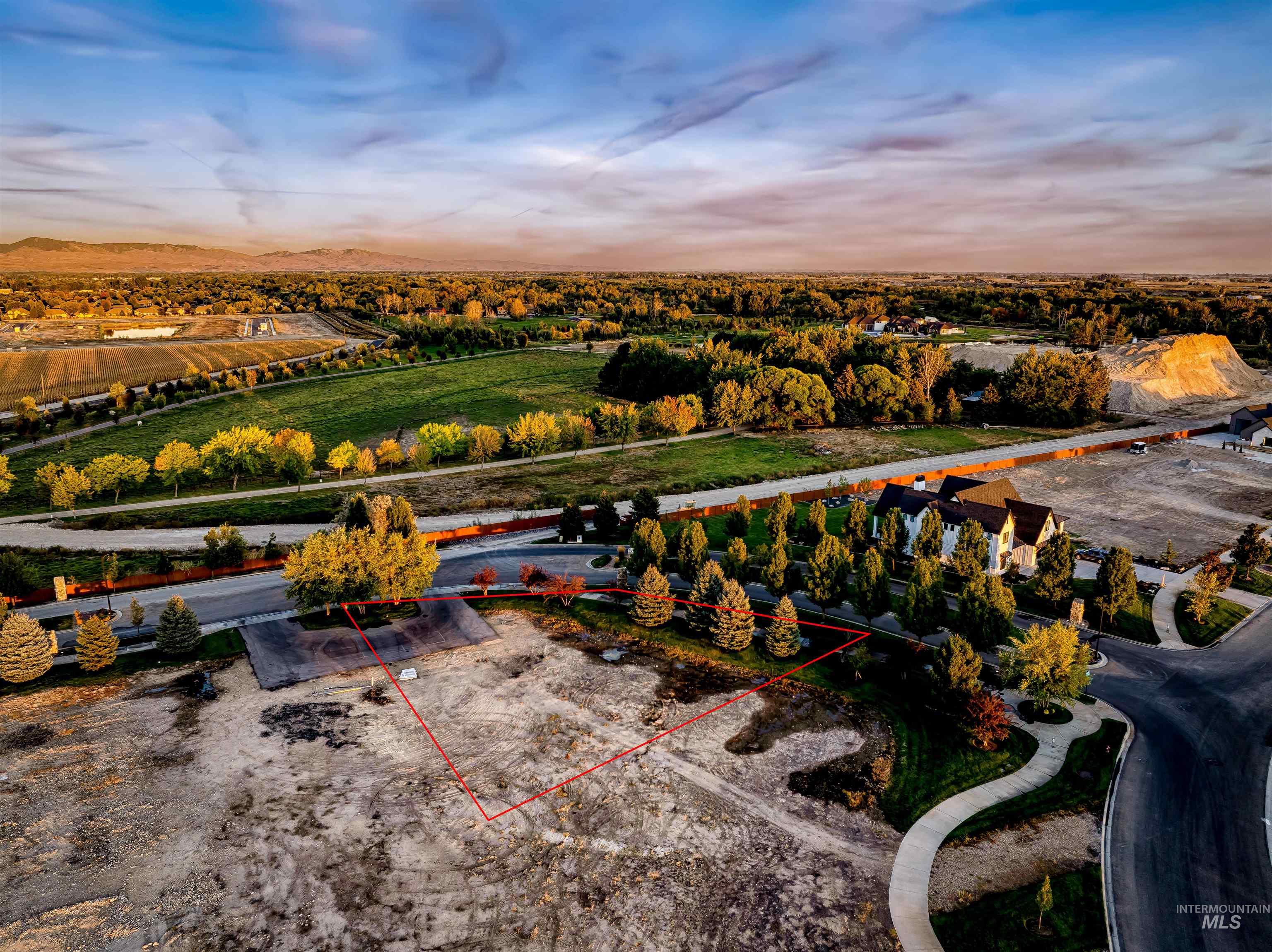 21565 River Ranch Lane Star, ID 83669 - Photo 14 of 14 Aerial overview of property's location with property parcel outlined