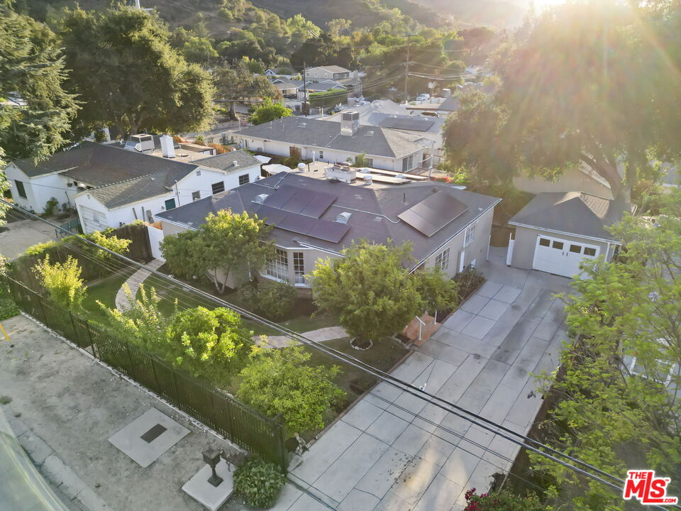 10129 Plainview Avenue Tujunga, CA 91042 - Photo 49 of 51 an aerial view of residential houses with outdoor space