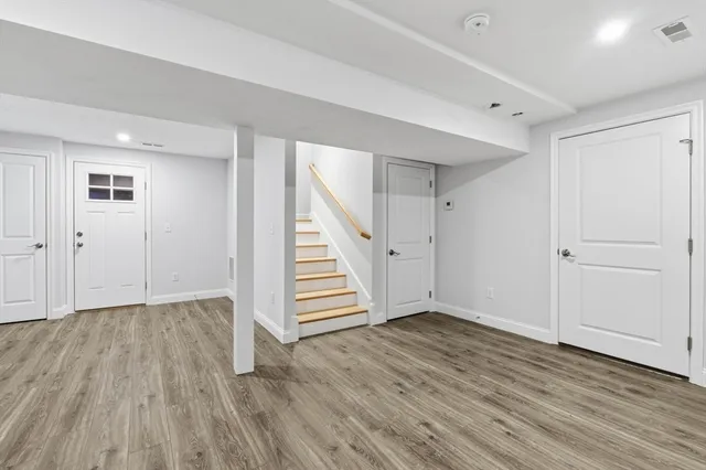 wooden floor in an empty room