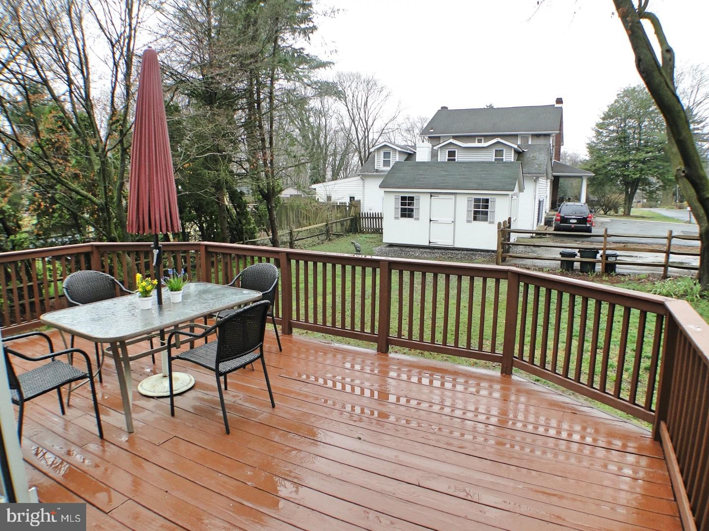 42 South Pennell Road Media, PA 19063 - Photo 26 of 34 Deck overlooking the Back Yard
