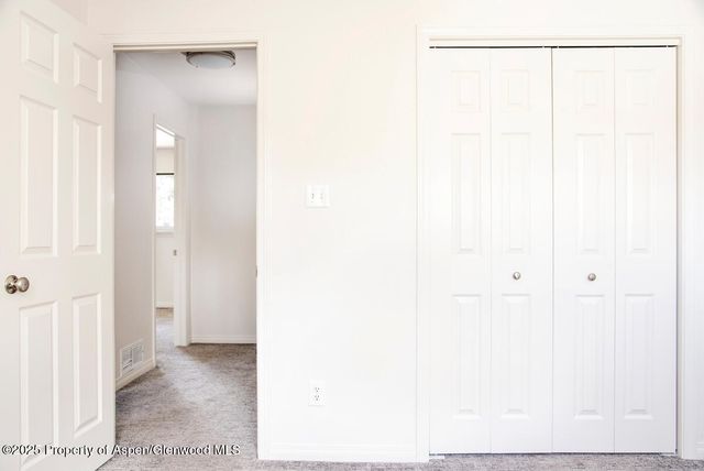 a view of a room with cabinet