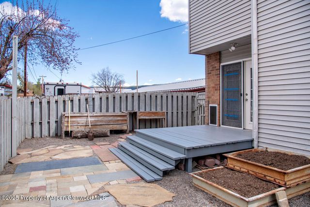 a terrace with sitting area