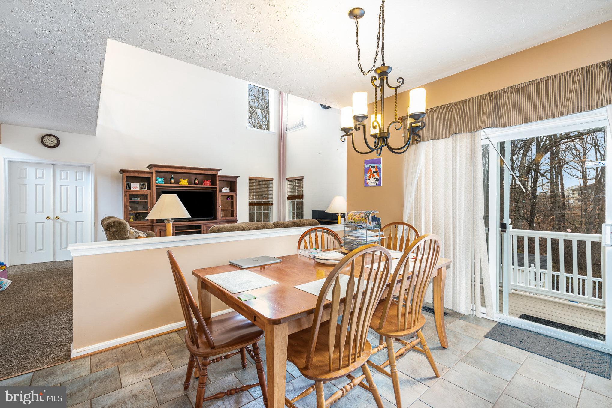 145 West Heather Road Bel Air, MD 21014 - Photo 15 of 47 a dining room with furniture a chandelier and window