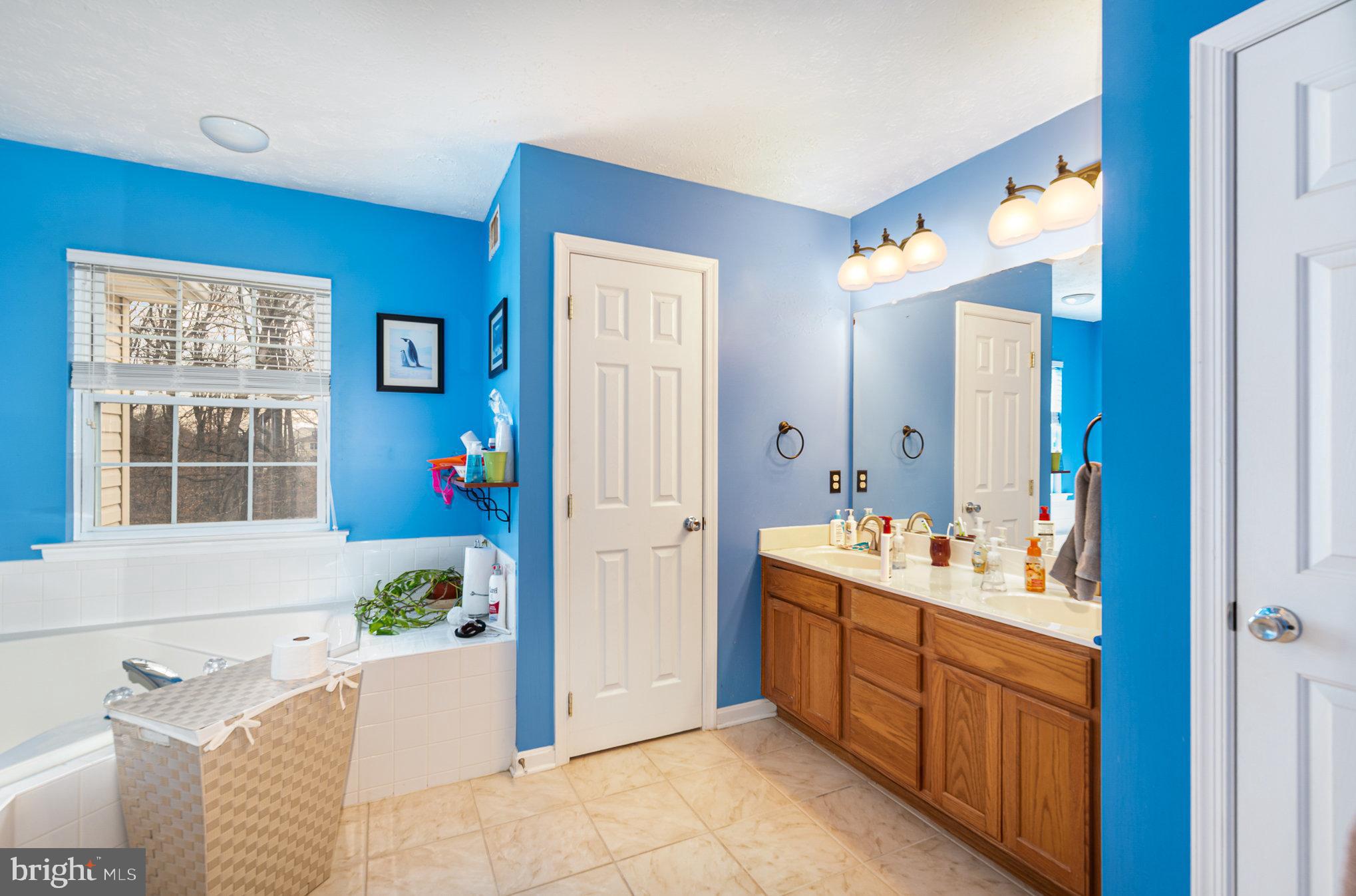 145 West Heather Road Bel Air, MD 21014 - Photo 25 of 47 a spacious bathroom with a tub sink and mirror