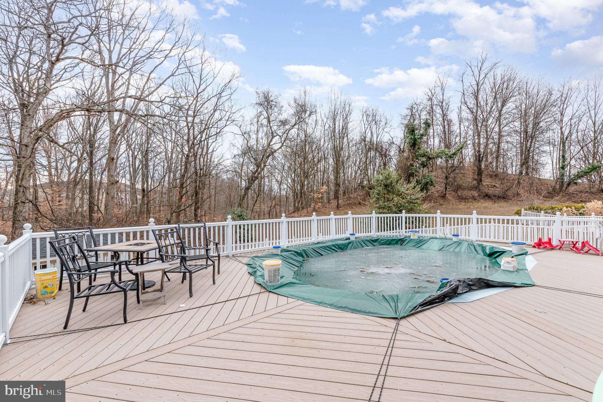 145 West Heather Road Bel Air, MD 21014 - Photo 40 of 47 a view of a terrace with trees