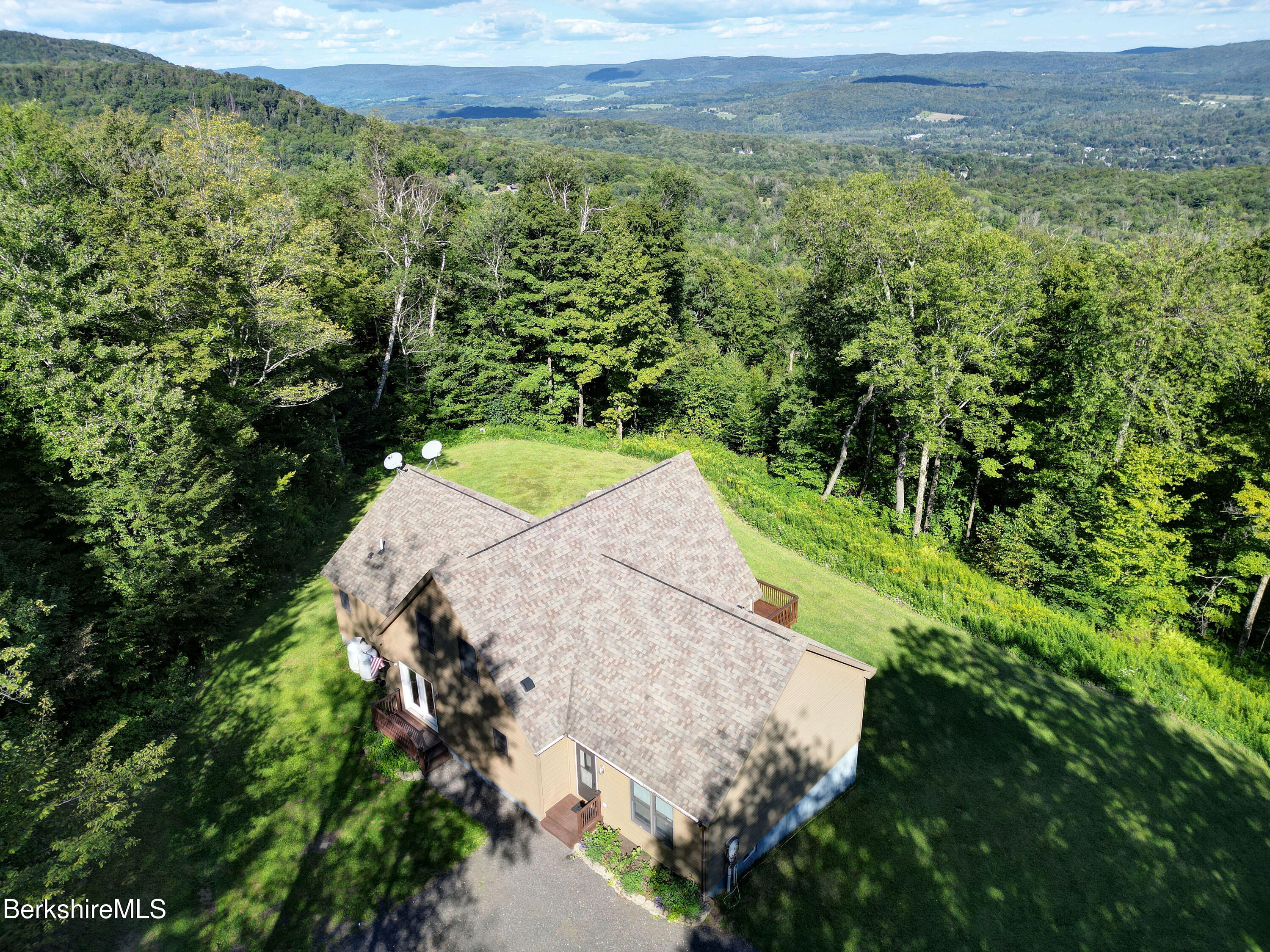 230 Curran Road Cheshire, MA 01225 - Photo 9 of 39 10 Aerial View