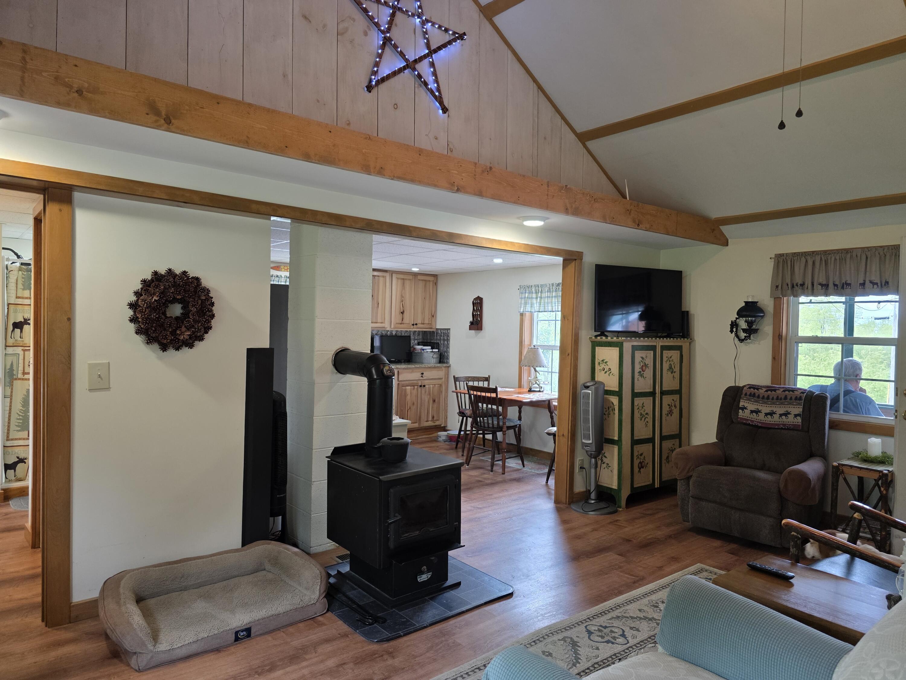 25 Oak Ridge Road Shirley Mills, ME 04485 - Photo 25 of 43 View to Kitchen from Living Room