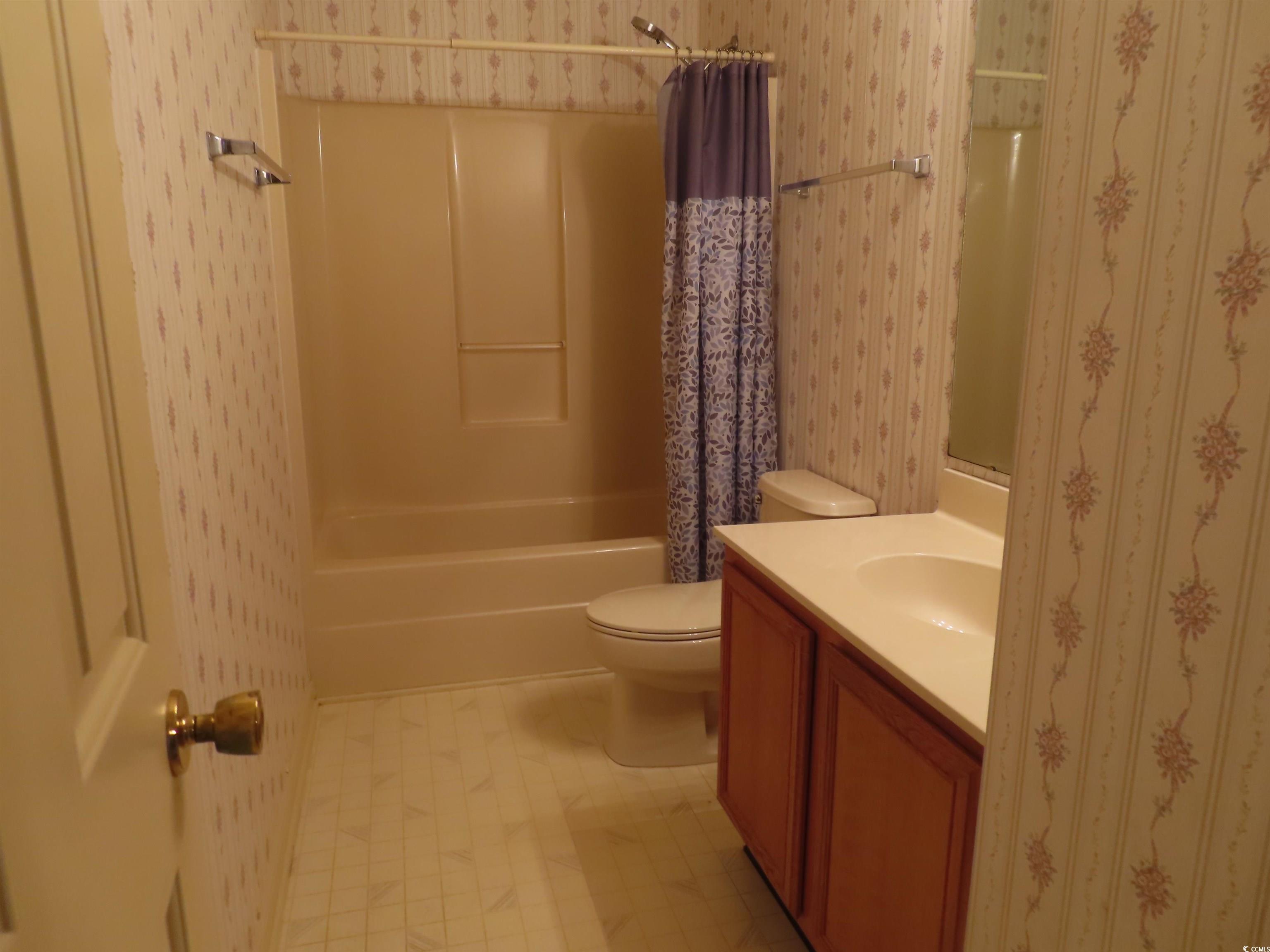 1230 St George Lane, Unit B Myrtle Beach, SC 29588 - Photo 10 of 17 Full bathroom featuring shower / bath combination,