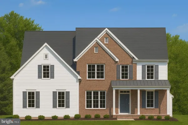 a view of a brick house with many windows