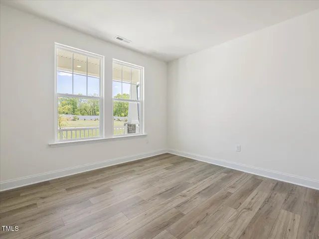 wooden floor in a room