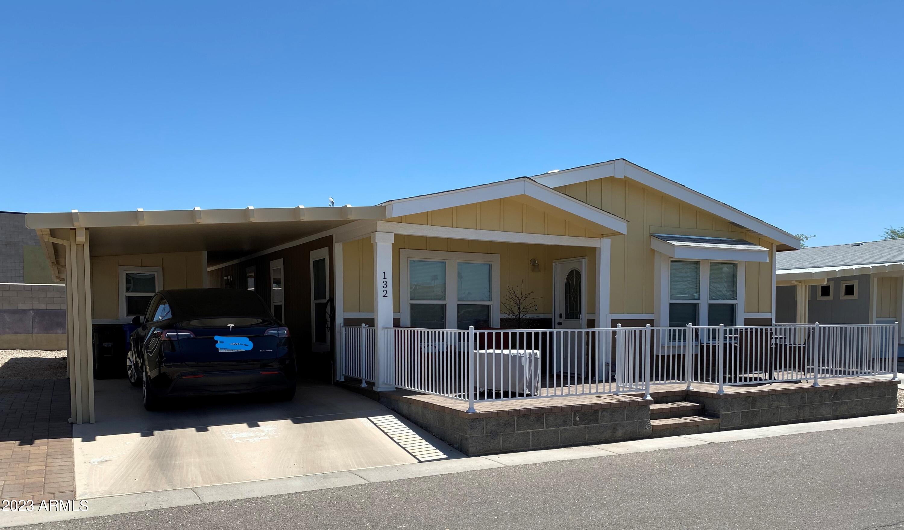8865 East Baseline Road, Unit 132 Mesa, AZ 85209 - Photo 2 of 26 Outside Front Patio