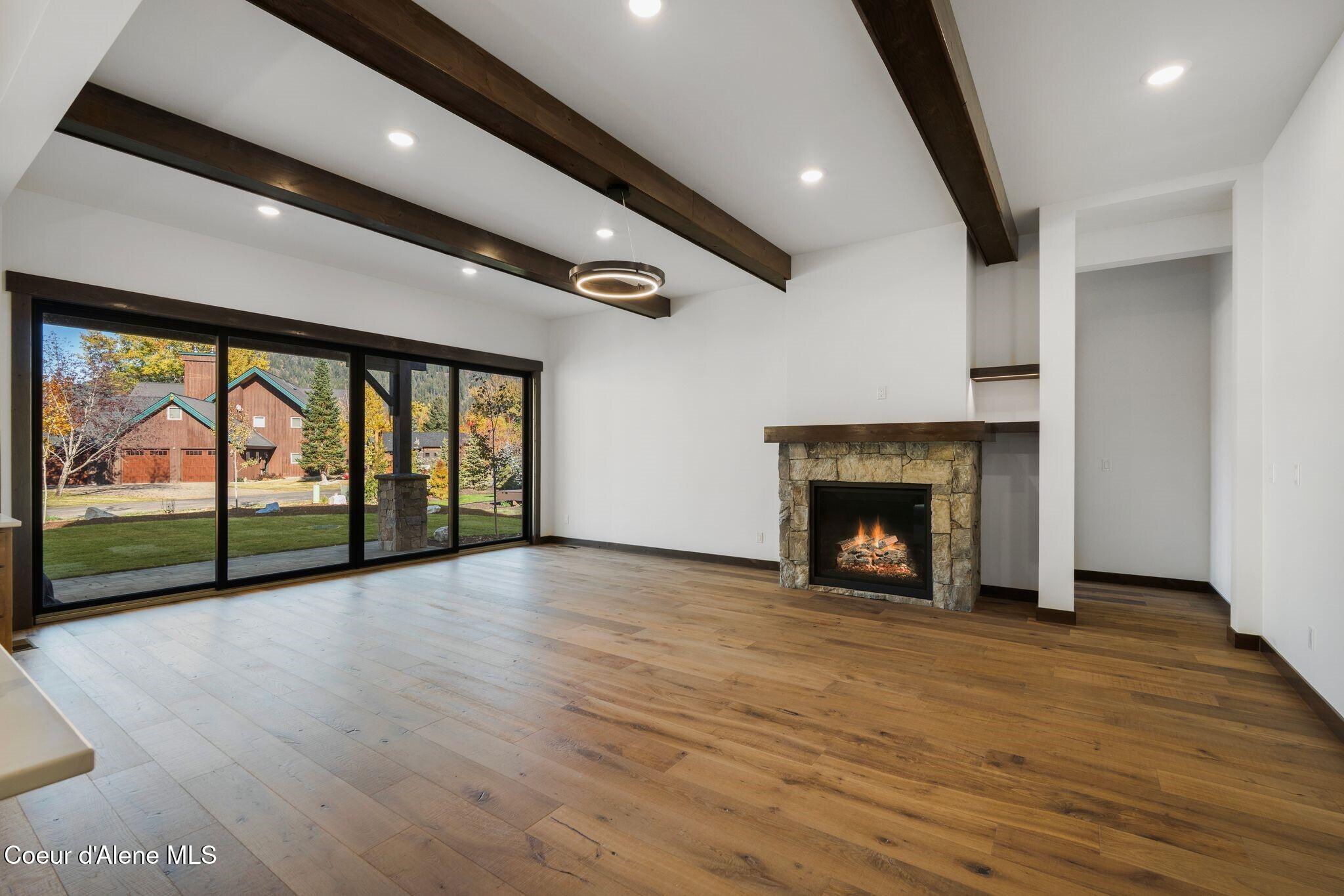 11 Alpenrose Lane Sandpoint, ID 83864 - Photo 39 of 53 Cozy Living w/Stone Fireplace