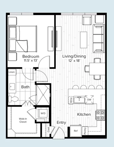 $1,846 | 160 Birdsall Street, Unit 1110, Houston, TX 77007
