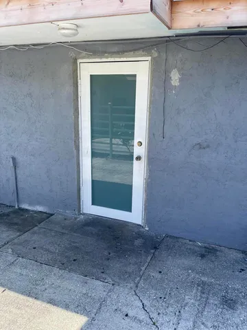 a view of a small space