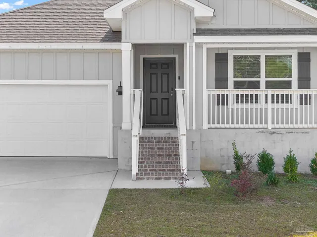 front view of a house with a window