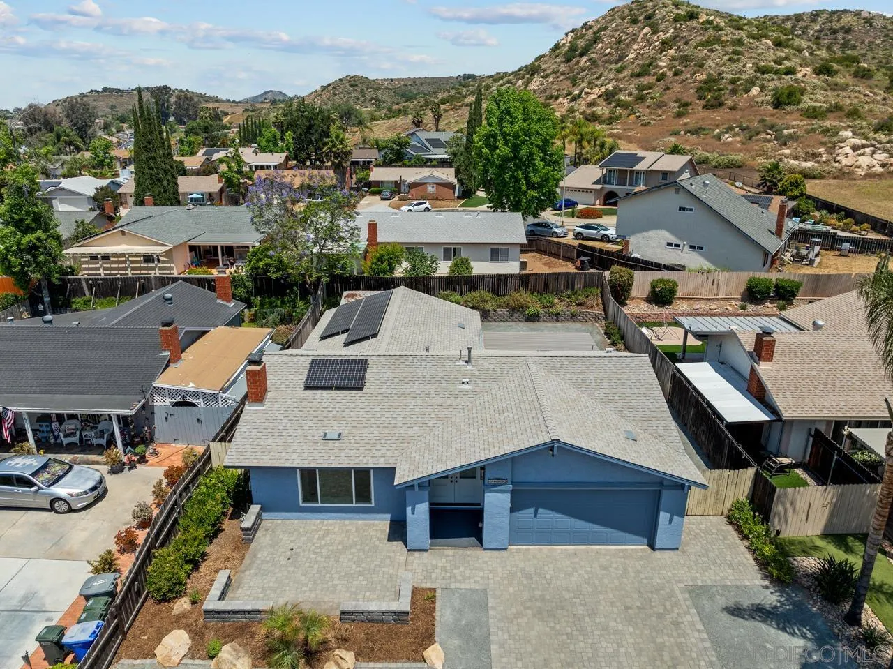 14932 Cinchring Drive Poway, CA 92064 - Photo 14 of 14 an aerial view of a house with a yard