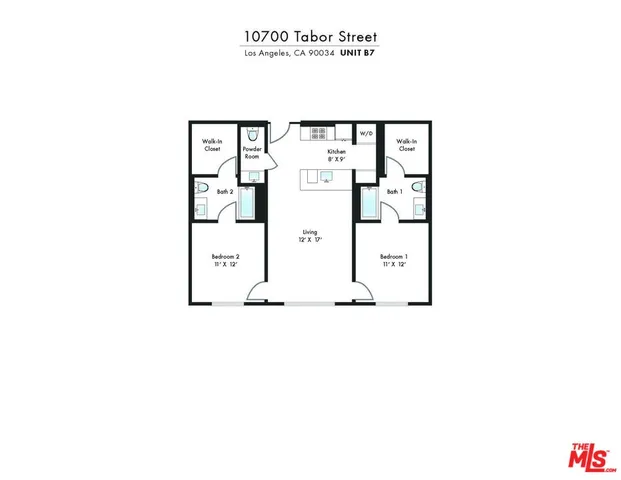 a picture of a bench in a white building