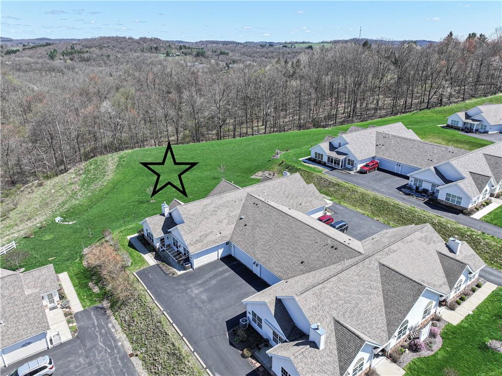 364 Saddlebrook Road Gibsonia, PA 15044 - Photo 28 of 39 Aerial view shows how large the yard is in the rear of the property