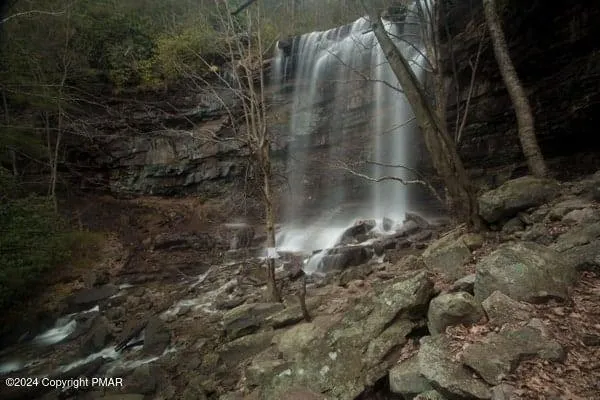 a backyard of a house