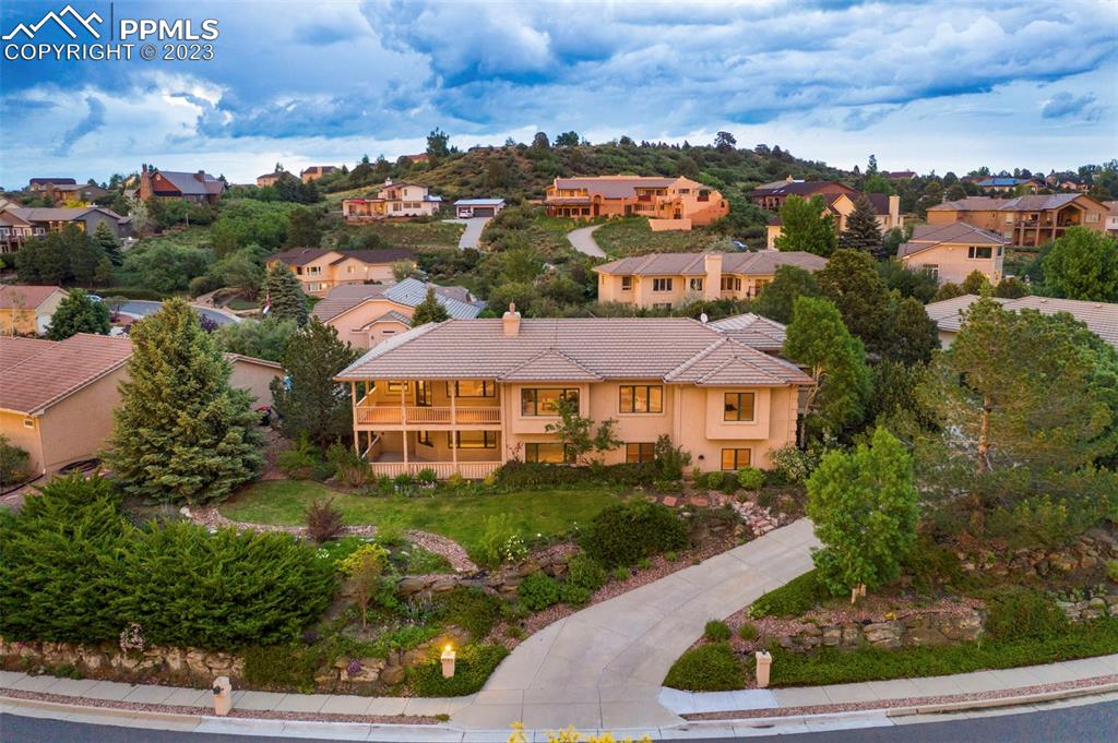 4120 Saddle Rock Road Colorado Springs, CO 80918 - Photo 4 of 50 an aerial view of multiple house