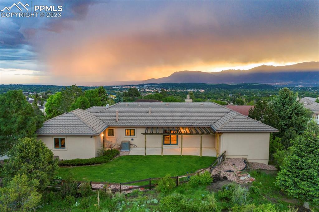 4120 Saddle Rock Road Colorado Springs, CO 80918 - Photo 10 of 50 an aerial view of a house