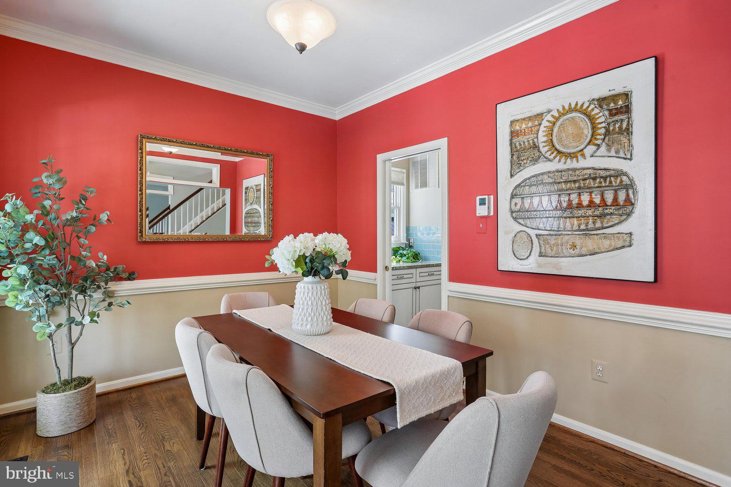 306 Beckwith Street Gaithersburg, MD 20878 - Photo 21 of 62 Formal dining room w/ elegant moldings