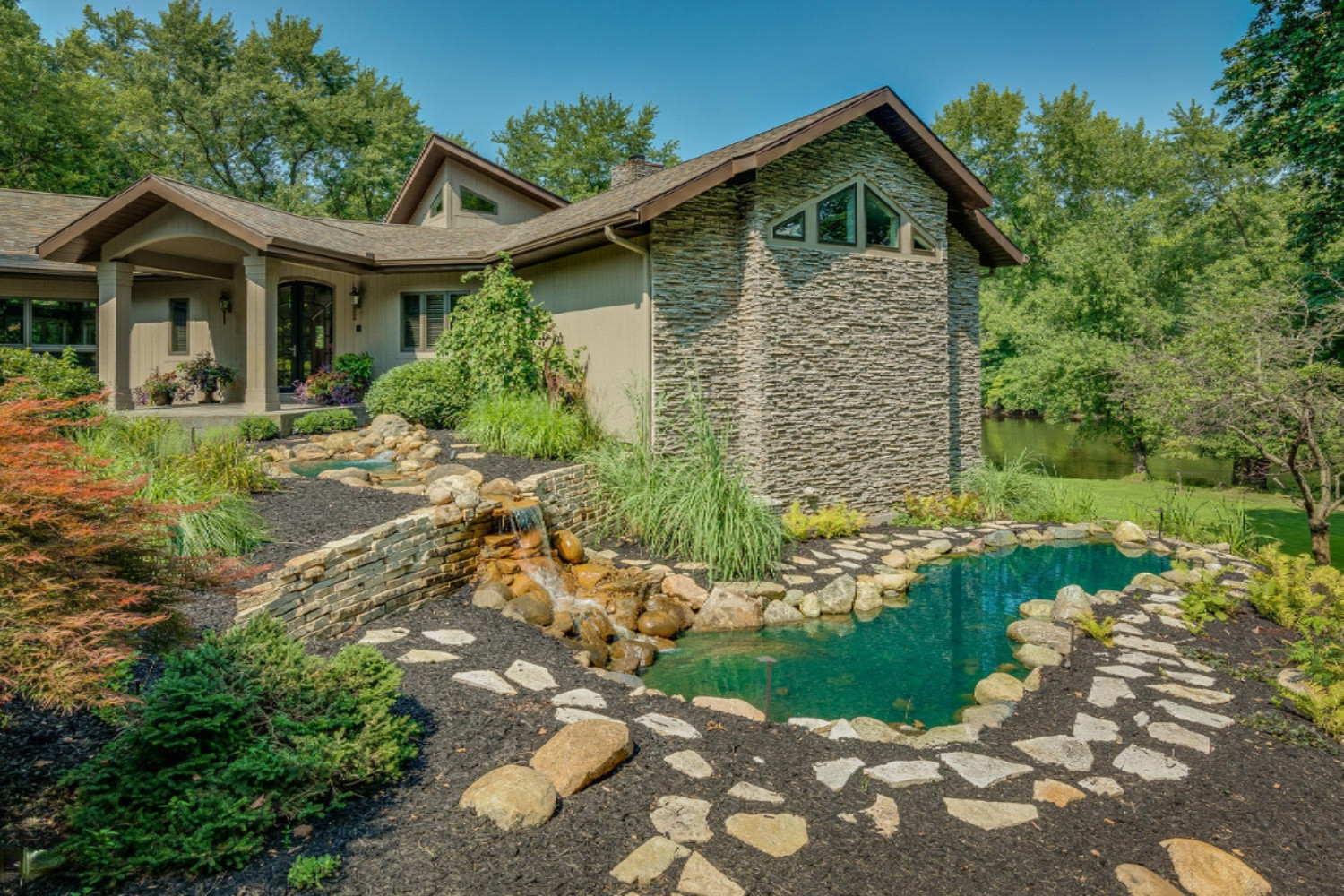 Artisian Ponds and Waterfall