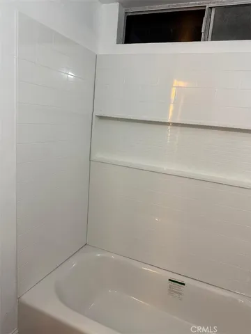 a bathroom with a tub