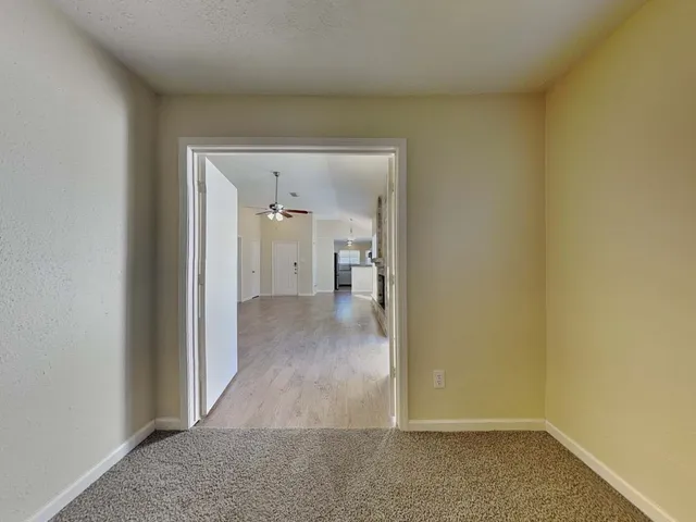 wooden floor in a room