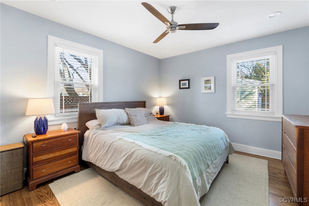 4100 Patterson Avenue Richmond, VA 23221 - Photo 20 of 37 a bedroom with a bed wooden floor and window