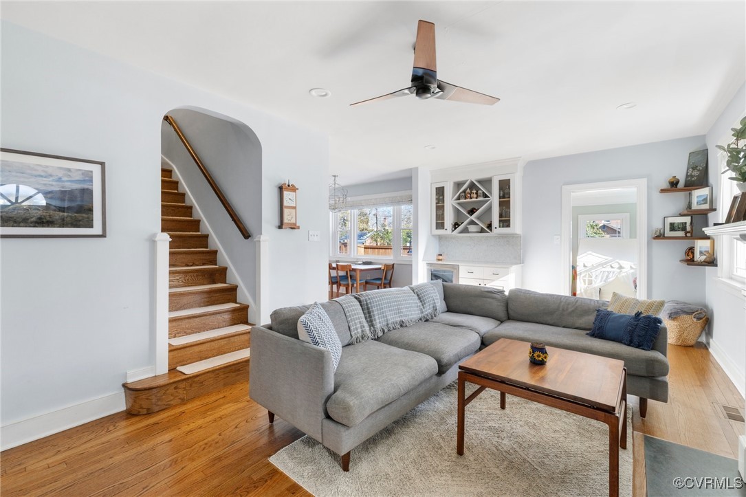 4100 Patterson Avenue Richmond, VA 23221 - Photo 6 of 37 a living room with furniture and wooden floor