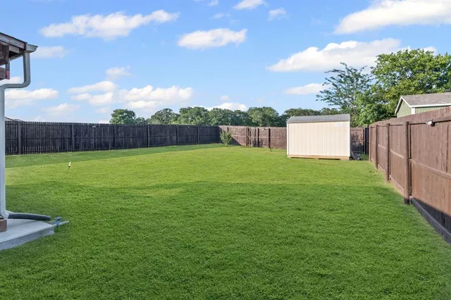 a view of a back yard