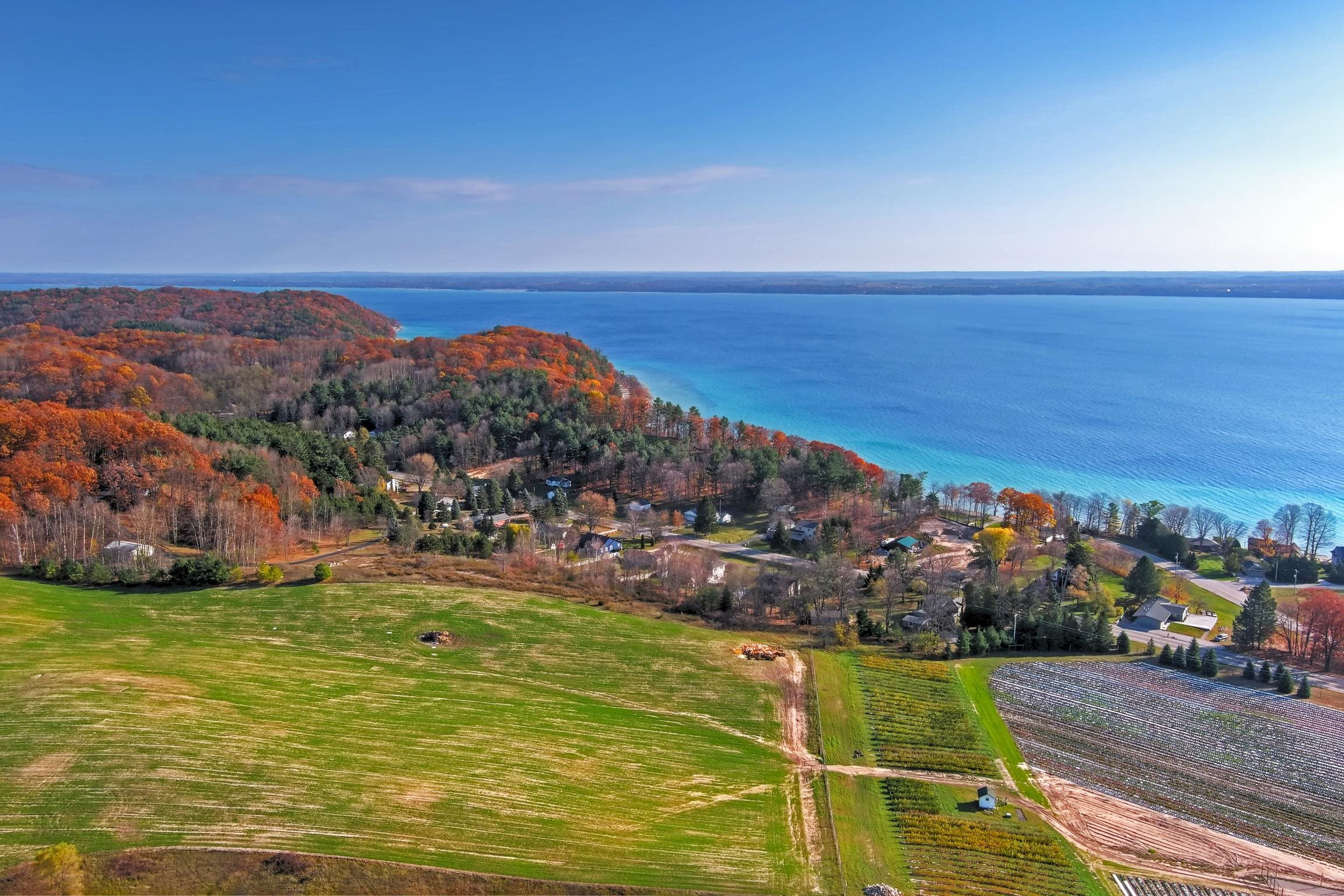10555 Center Road Traverse City, MI 49686 - Photo 5 of 47 public beach access 1/2 mile from home as well as public boat launch minutes away! There's also public beaches on both ends of the Old Mission Peninsula.
