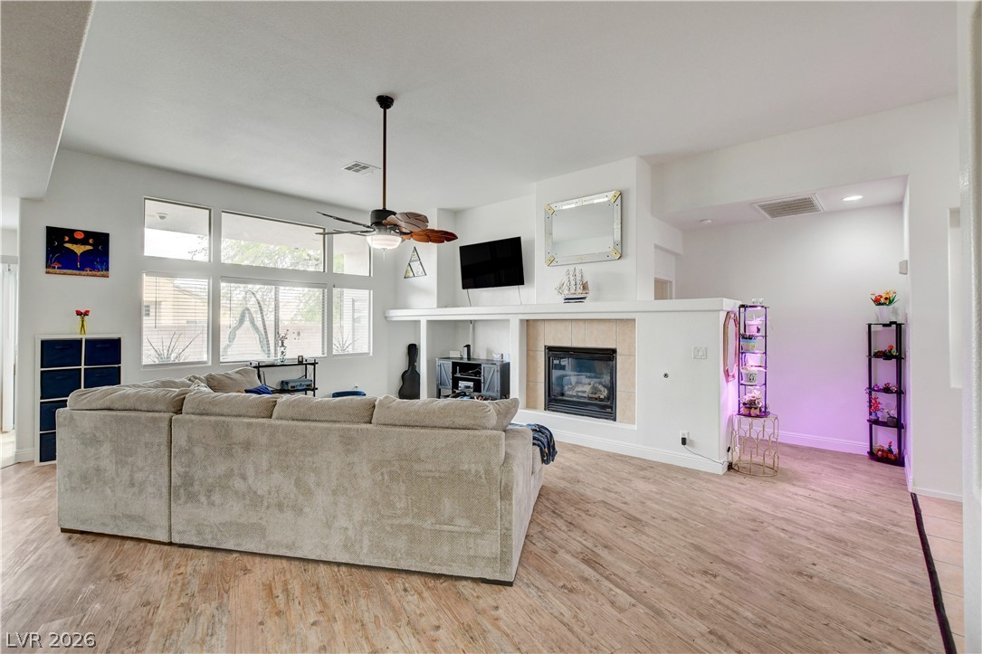 1020 East Rome Boulevard North Las Vegas, NV 89086 - Photo 5 of 29 Living Room w/Fireplace