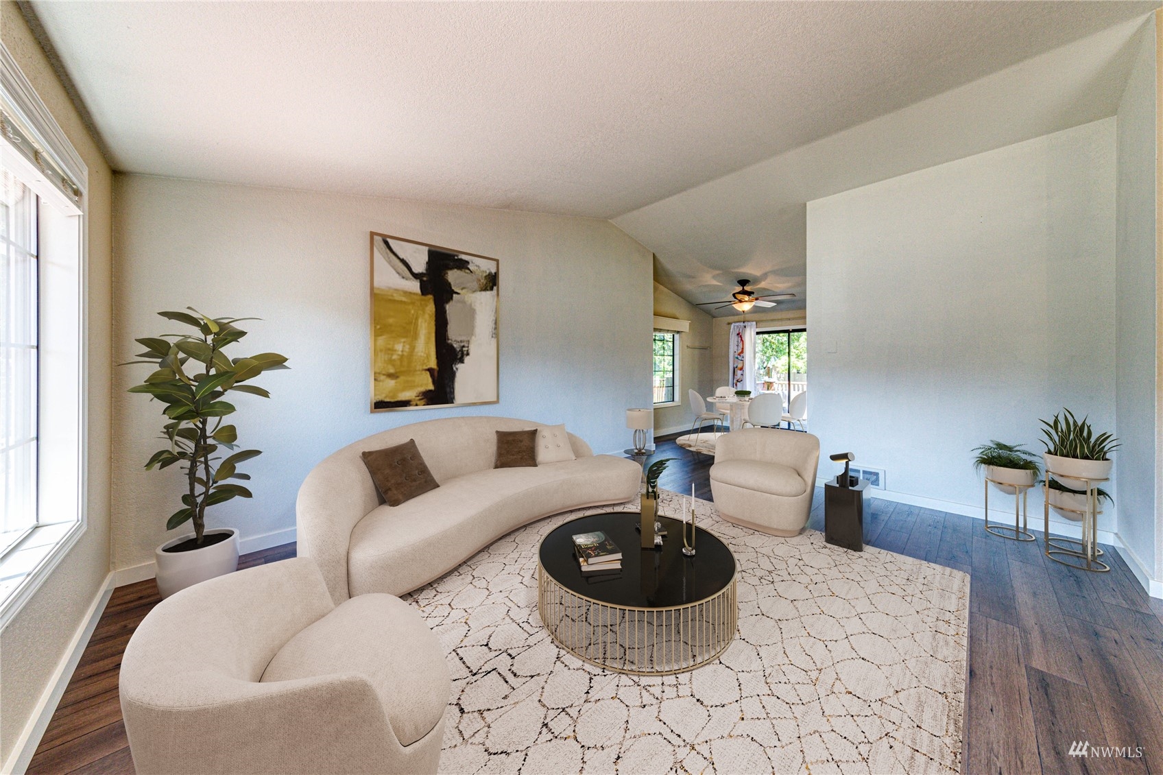 1027 233rd Place Southwest Bothell, WA 98021 - Photo 4 of 27 a living room with furniture and wooden floor