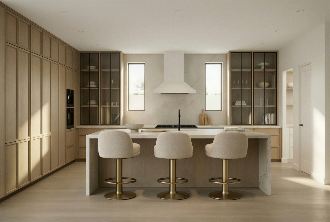 1606 Hazard Street Houston, TX 77019 - Photo 5 of 12 a kitchen with a dining table chairs and large window