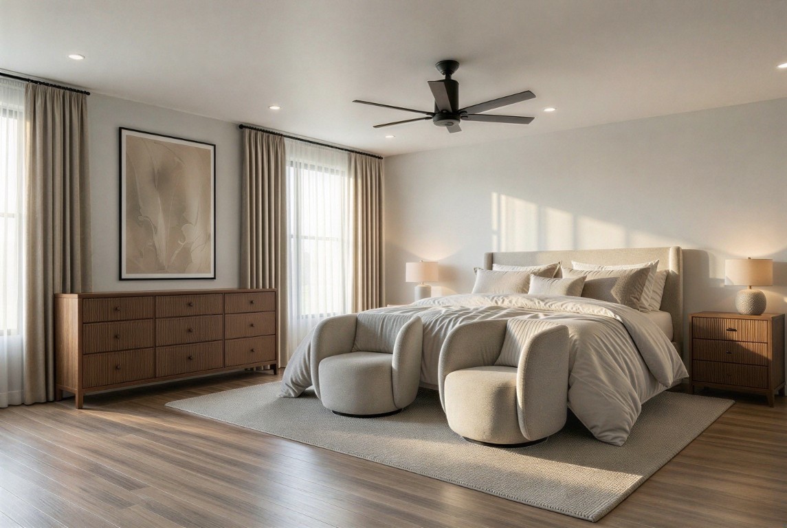 1606 Hazard Street Houston, TX 77019 - Photo 7 of 12 a spacious bedroom with a bed and window