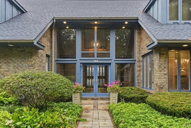 front view of a house with a porch