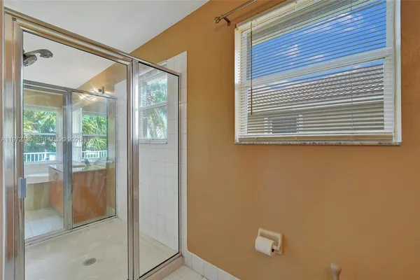 a workspace with wooden floor