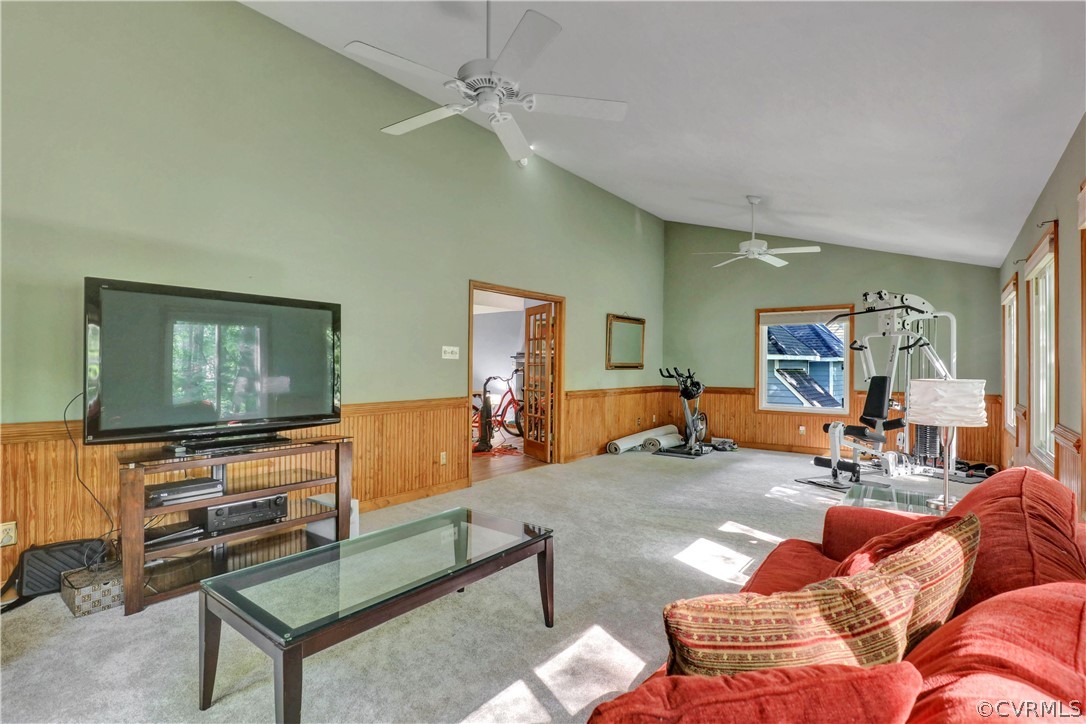 5603 Chatmoss Road Midlothian, VA 23112 - Photo 6 of 16 Another View of Rec Room!