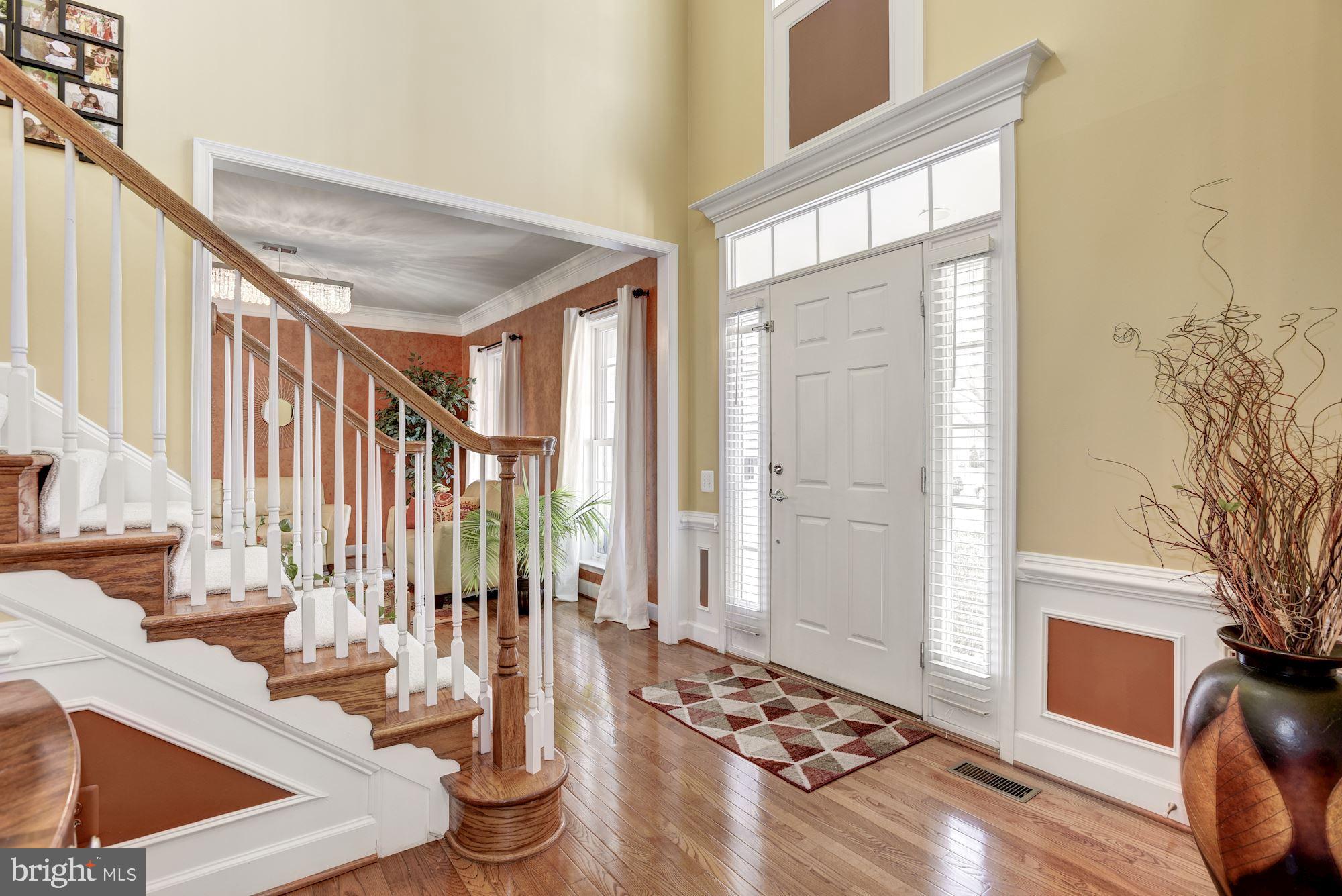 42879 Braemount Circle Ashburn, VA 20148 - Photo 25 of 53 Foyer showcasing extensive trim moldings