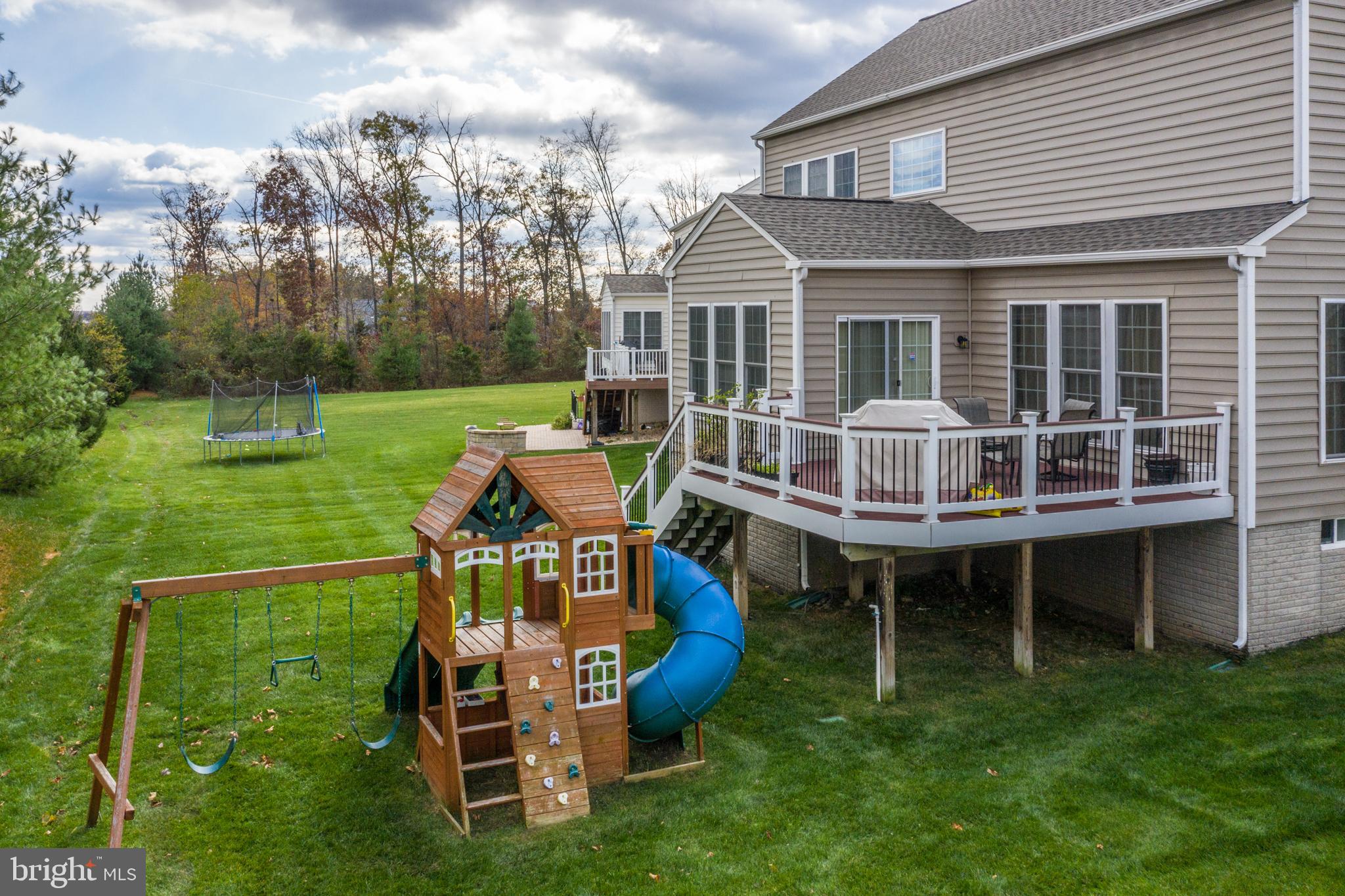 42879 Braemount Circle Ashburn, VA 20148 - Photo 51 of 53 Rear yard with playset