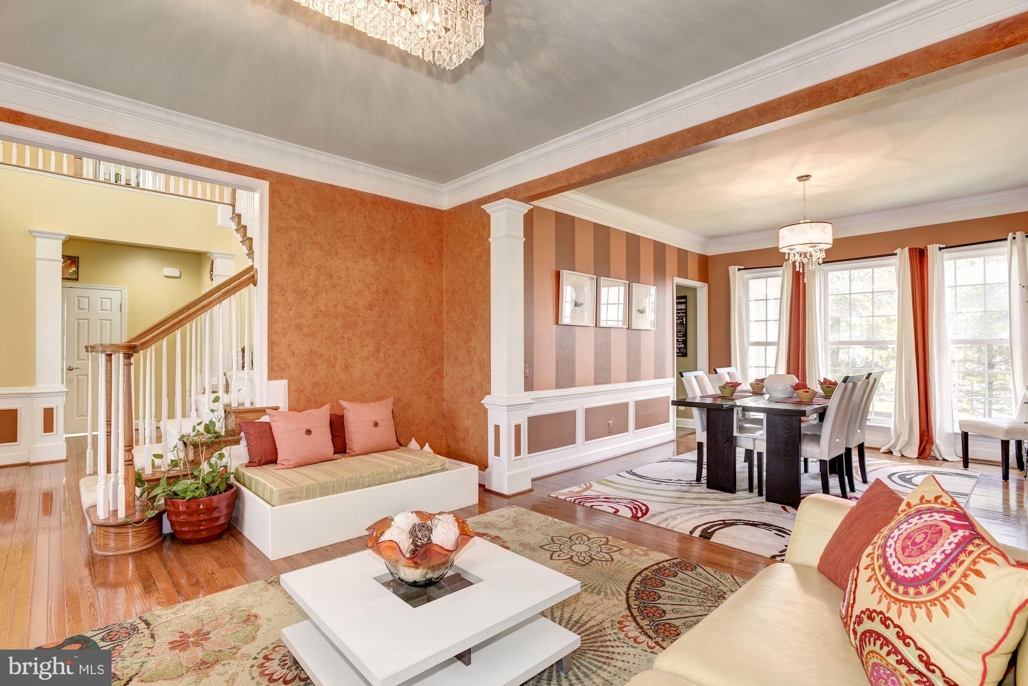 42879 Braemount Circle Ashburn, VA 20148 - Photo 7 of 53 Open concept living and dining rooms