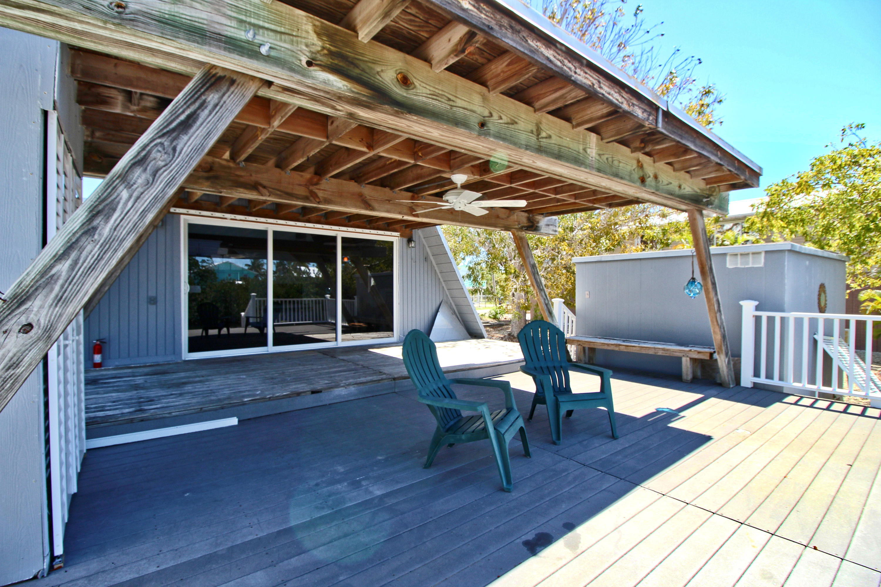 144 Lobstertail Road Big Pine Key, FL 33043 - Photo 25 of 62 Large Covered Deck