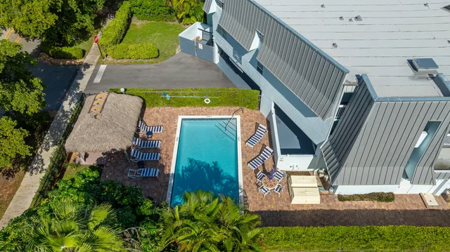 a view of a house with a park